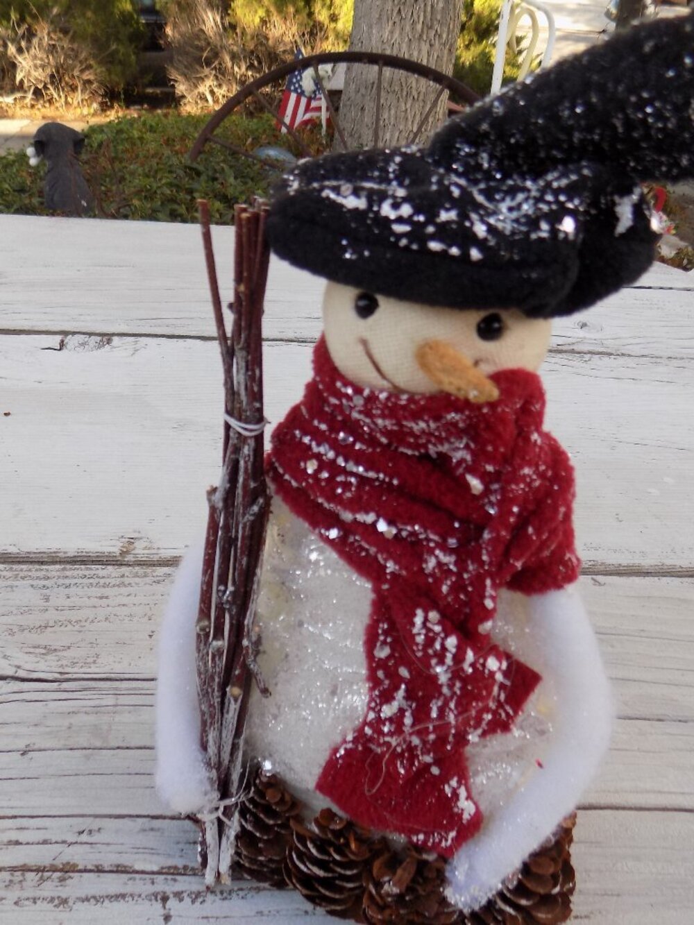 SNOWMAN Glittery Winter Home Decor
